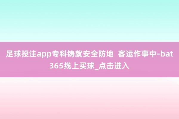 足球投注app专科铸就安全防地  客运作事中-bat365线上买球_点击进入