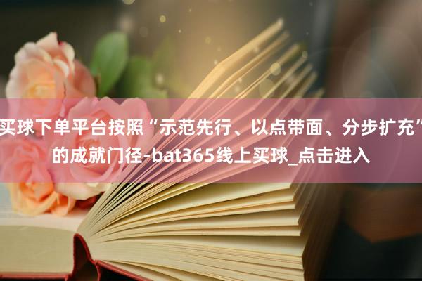 买球下单平台按照“示范先行、以点带面、分步扩充”的成就门径-bat365线上买球_点击进入