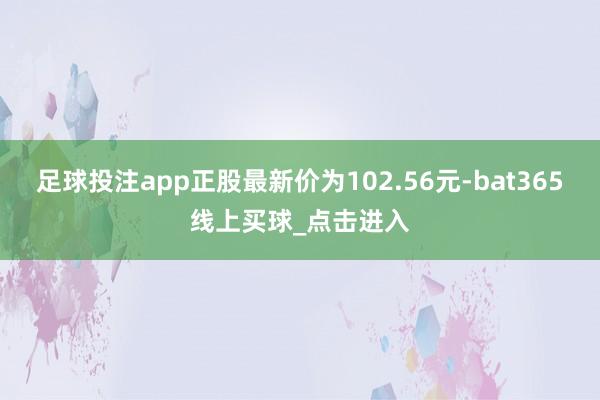 足球投注app正股最新价为102.56元-bat365线上买球_点击进入